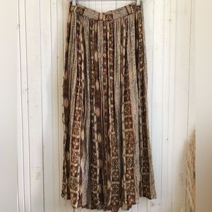 Vintage cotton gauze tribal skirt